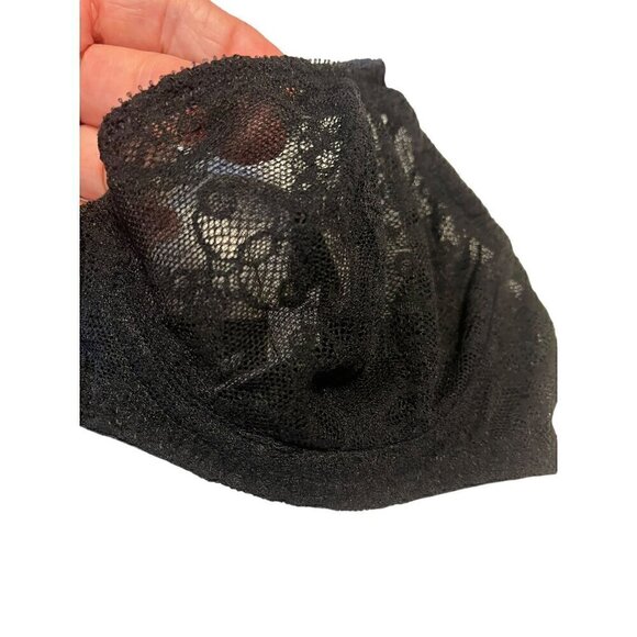 Etam 38DD Black Lace Debby T-shirt B - Picture 2 of 6